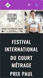 Mobile Screenshot of festival-courtmetrage.com